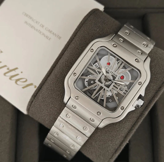 Premium Cartier Skeleton Watch